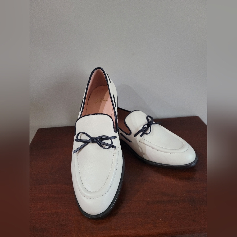 J. Crew Two-tone Classic Leather Loafer, size 7